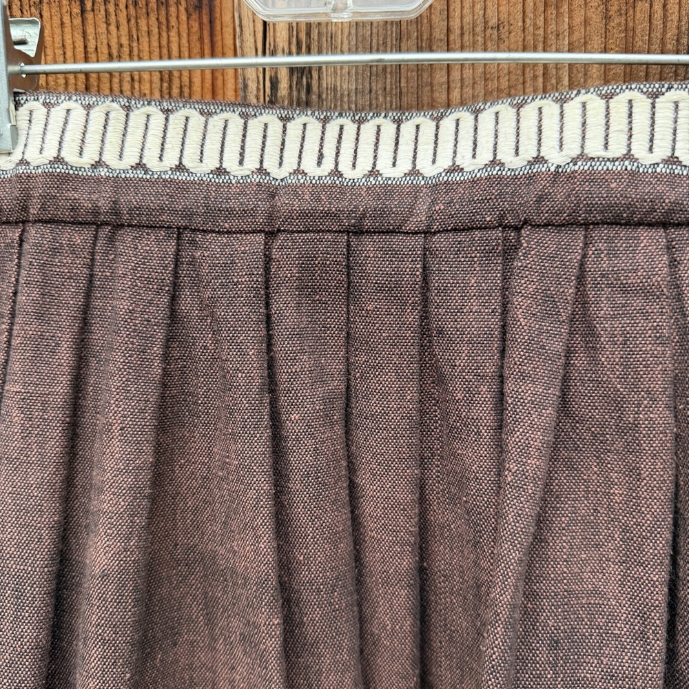 Vintage Woven Ethnic Embroidered Guatemalan Skirt - Picture 5 of 9